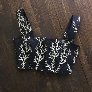 Agua Bendita Crop Top NWT